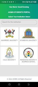 ACMIS Students Portal.